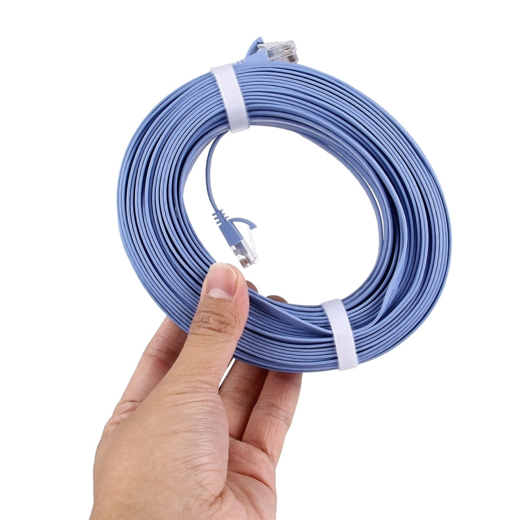 Cable LAN de red Ethernet plano ultrafino CAT6, 30m Blue
