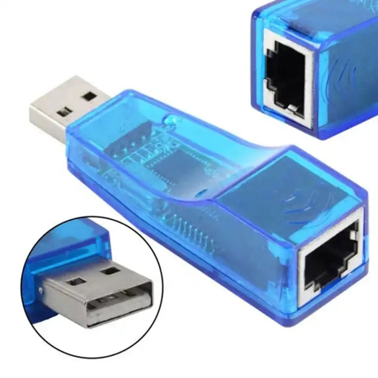 Adaptador de red Ethernet USB 1.1 RJ45 Tarjeta Lan 10/100M