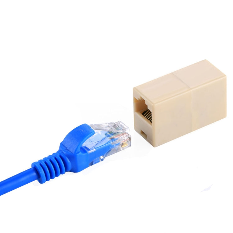 Conector adaptador de extensión LAN del cambiador de red RJ45, RJ45 Female to Female