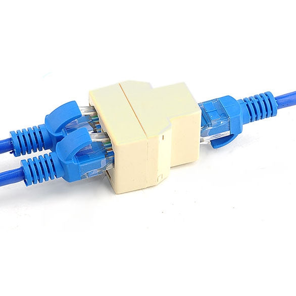 Divisor de conector Ethernet RJ45 1x2, RJ45 Female to 2 Female