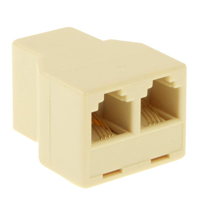 Divisor de teléfono RJ11 hembra a 2 hembras, RJ11 Female to 2 Female
