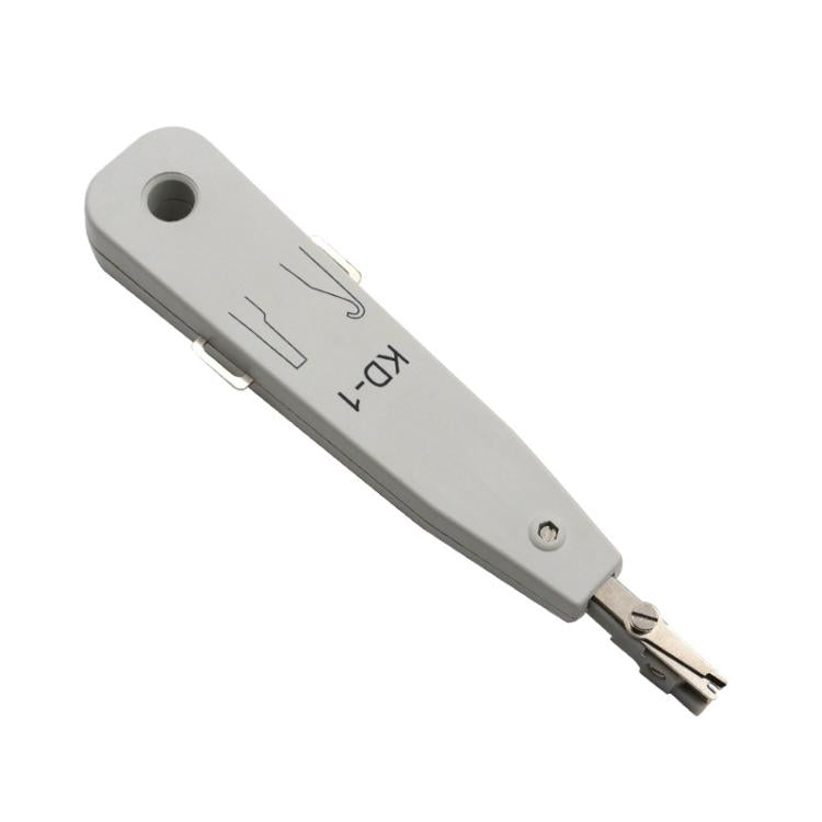 Herramienta de inserción de punzones múltiples para toma de teléfono BT de red RJ45 / RJ12 / RJ11 (blanco)