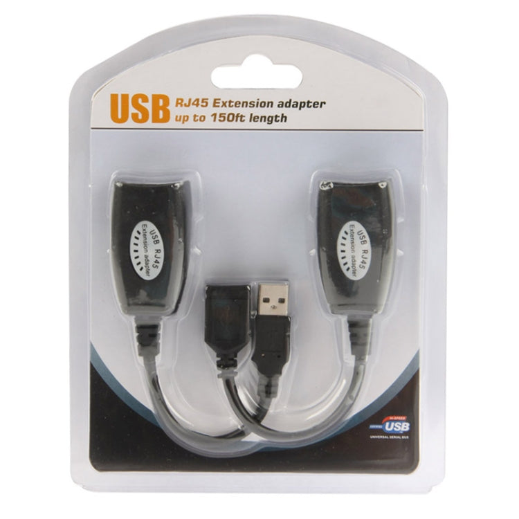 Extensor USB a RJ45 de 50 m mediante cable Cat5e, 1 Port USB