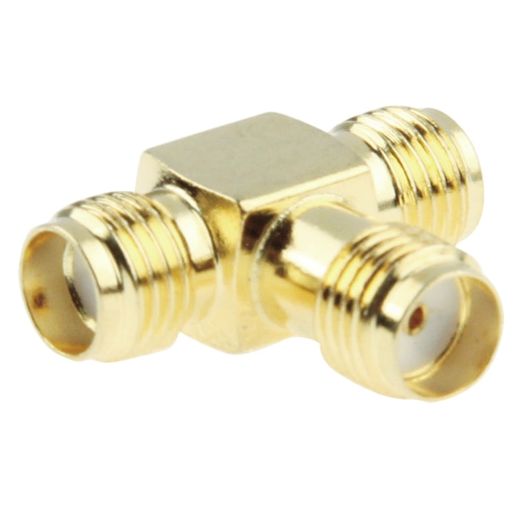 Adaptador SMA hembra chapado en oro a 2 SMA hembra, SMA Female to 2 SMA Female