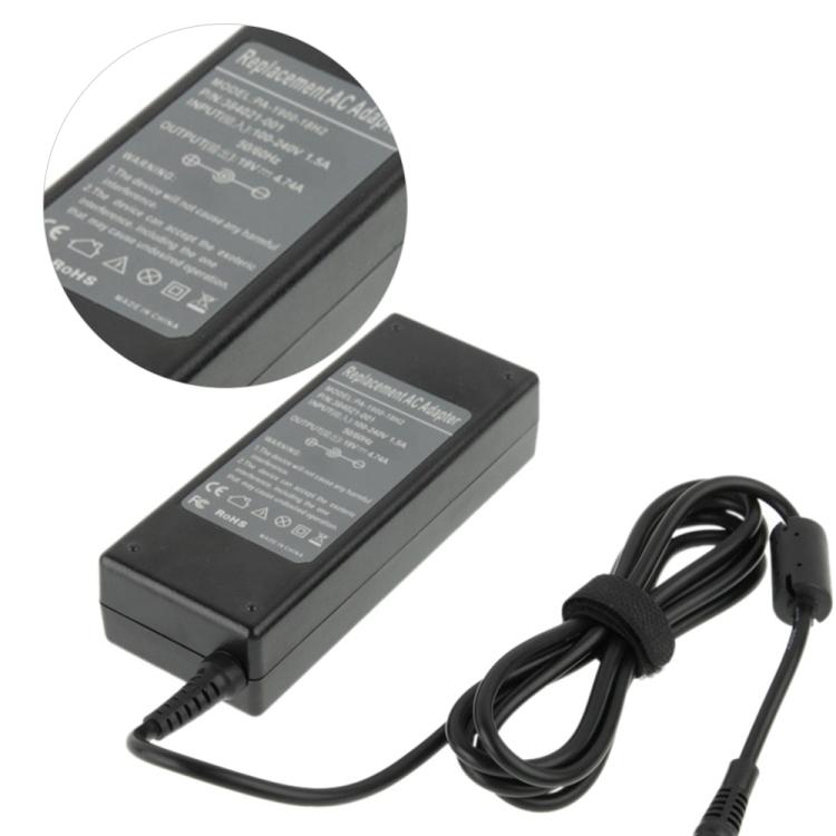 Adaptador de CA de 19 V 4,74 A para redes HP, puntas de salida: 7,4 mm x 5,0 mm, 19V 4.74A