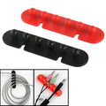 CC-595 Soporte de enchufe adhesivo para cable de plástico (par), entrega en color aleatorio