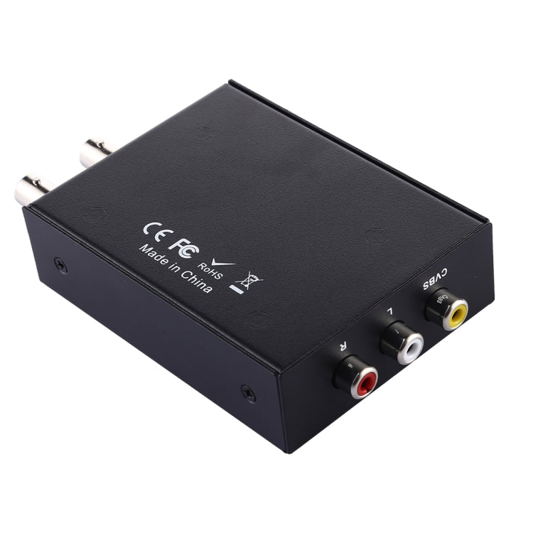 NF-F001 Convertidor escalador 3G SDI a AV + SDI, permite SD-SDI / HD-SDI / 3G-SDI mostrado en HDTV, SDI to AV
