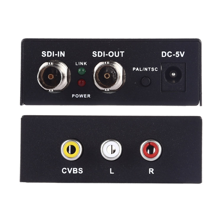 NF-F001 Convertidor escalador 3G SDI a AV + SDI, permite SD-SDI / HD-SDI / 3G-SDI mostrado en HDTV, SDI to AV