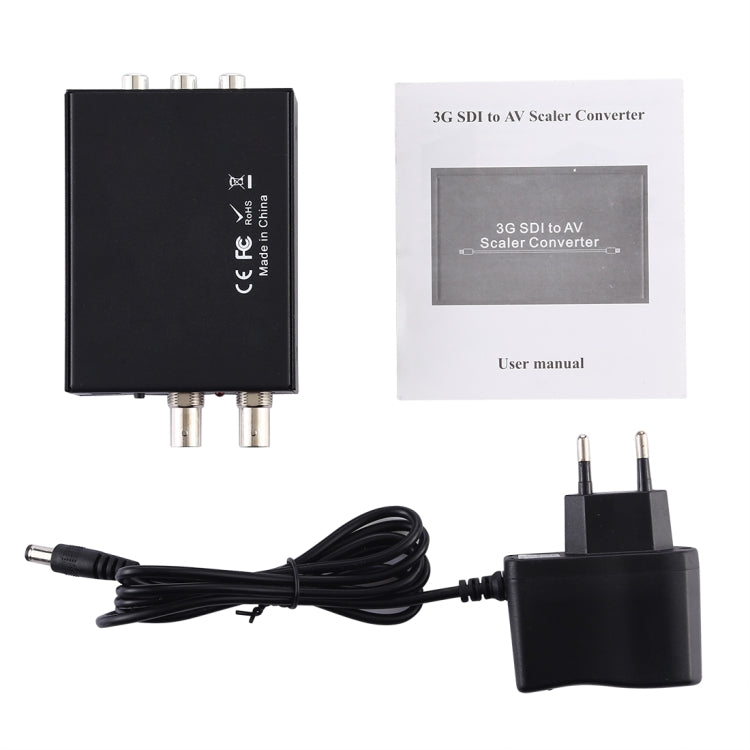 NF-F001 Convertidor escalador 3G SDI a AV + SDI, permite SD-SDI / HD-SDI / 3G-SDI mostrado en HDTV, SDI to AV