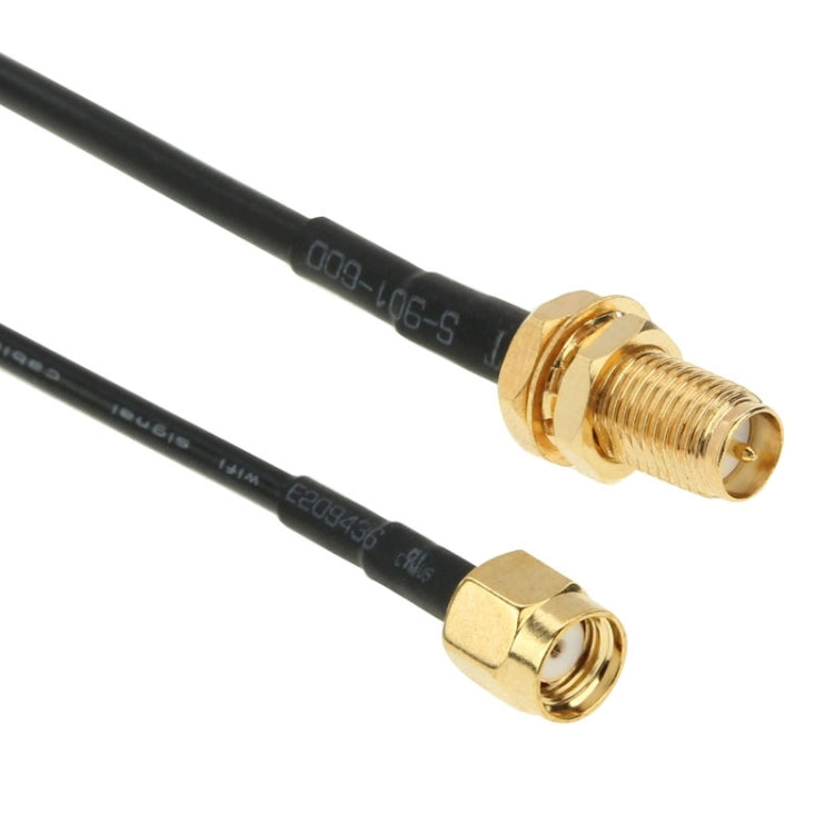 Cable RP-SMA Macho a Hembra Inalámbrico de 6m 2.4GHz (Cable de Extensión de Antena de Alta Frecuencia 178), Length: 6m
