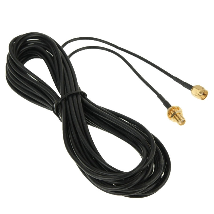 Cable RP-SMA Macho a Hembra Inalámbrico de 6m 2.4GHz (Cable de Extensión de Antena de Alta Frecuencia 178), Length: 6m