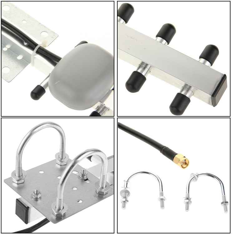 La alta ganancia 28dBi SMA enchufa la antena Yagi 4G 696-960MHz/1710-2690MHz, Antenna