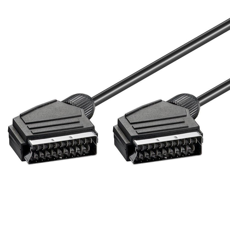 Cable SCART a SCART de 20 pines para DVD/HDTV/AV/TV, longitud del cable: 1,5 m, 1.5m
