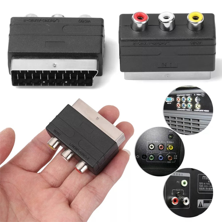 Adaptador SCART macho de A/V a 20 pines, AV
