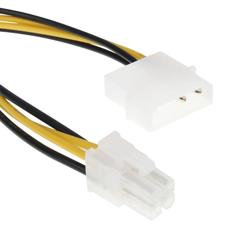 Placa base Molex IDE de 2 pines a 4 pines ATX P4 12V ATX Cable adaptador de conector de alimentación de CPU, 2 Pin Male to 4 Pin Female