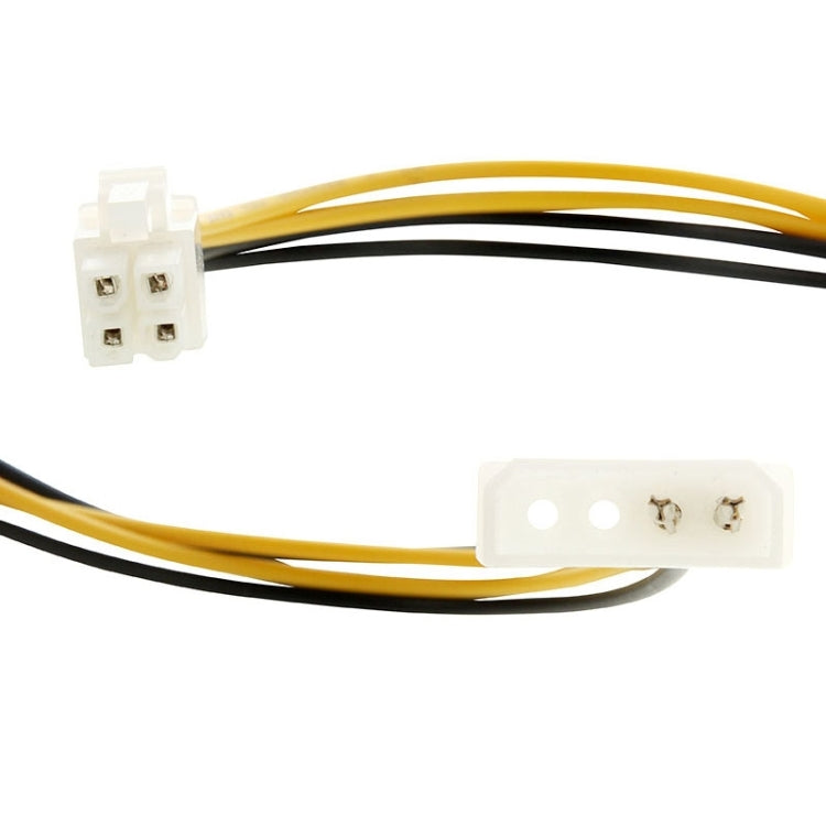 Placa base Molex IDE de 2 pines a 4 pines ATX P4 12V ATX Cable adaptador de conector de alimentación de CPU, 2 Pin Male to 4 Pin Female