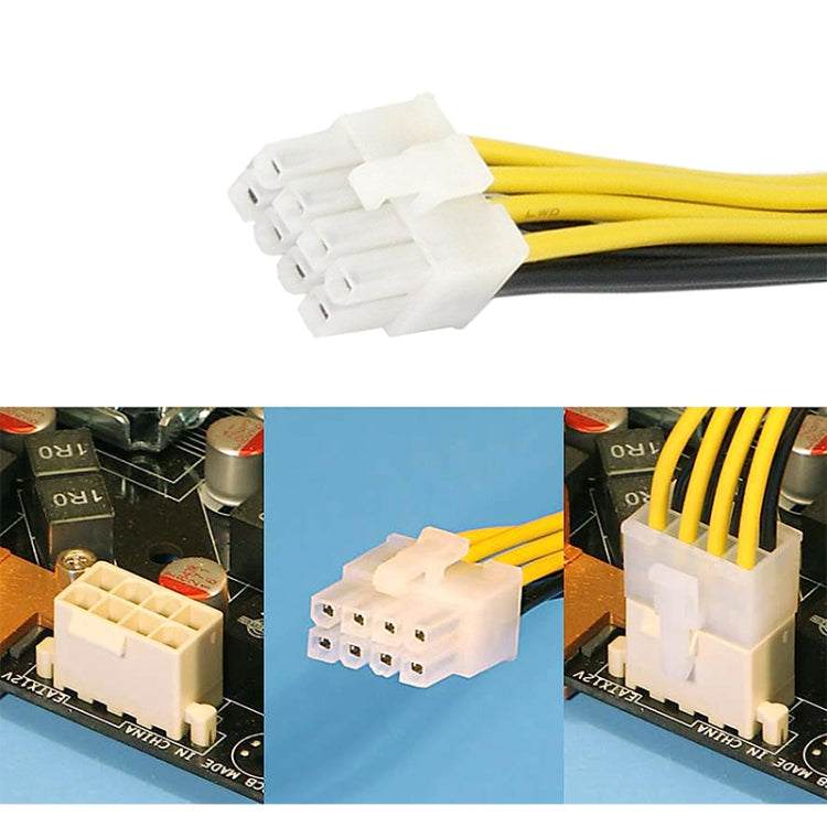 Cable de extensión de alimentación de 8 pines macho a 8 pines hembra, 8 Pin Male to 8 Pin Female