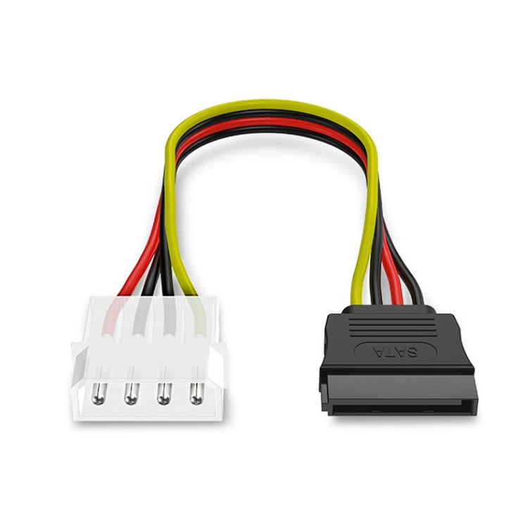 Adaptador de cable de alimentación IDE a Serial ATA SATA de 4 pines (15 cm), material: Al+Mg, 4 PIN IDE to SATA