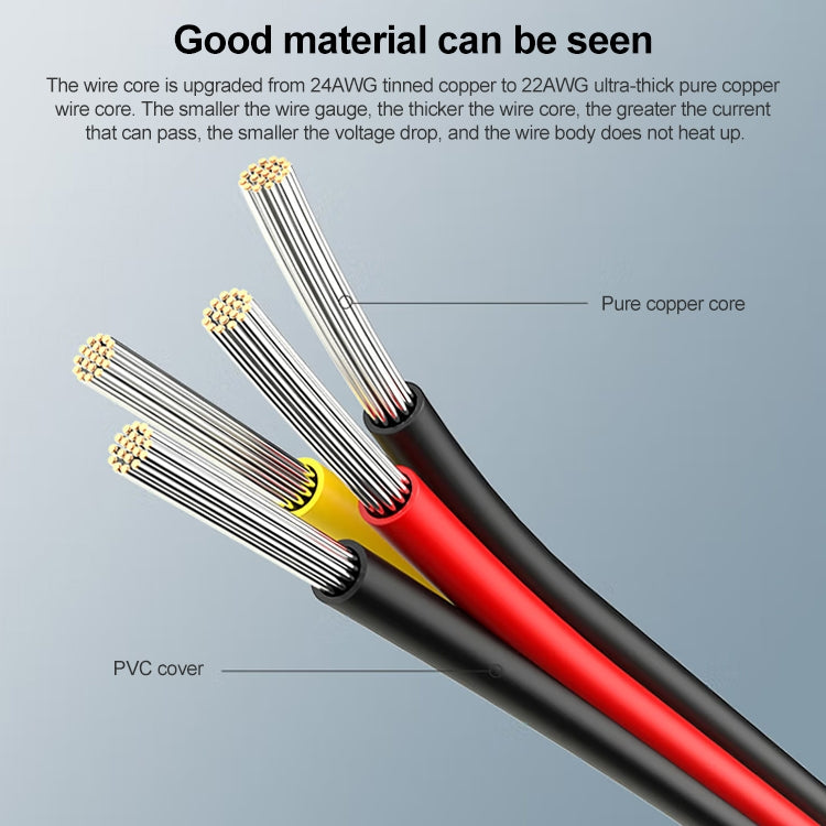 Cable adaptador de corriente SATA serie de 2 x 15 pines a 4 pines, longitud: 18 cm, Material: Aluminium + Magnesium, Material: Copper