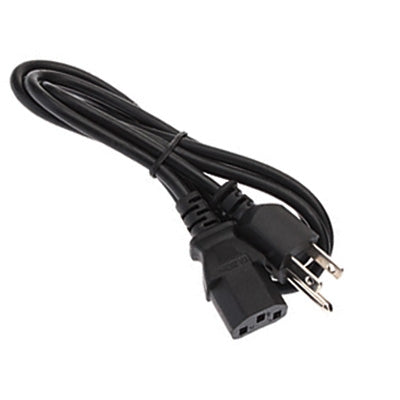 Cables de alimentación de CA universales de 3 clavijas de EE. UU. para enchufe de monitor de impresora de computadora de escritorio, longitud del cable: 1,2 m, US Plug 2 Prong, Length: 1.2m