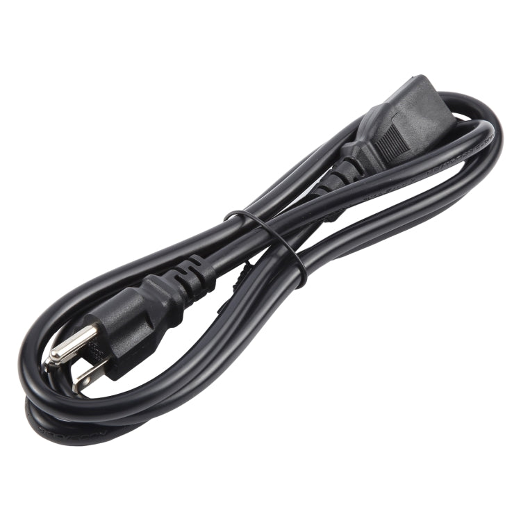 Cables de alimentación de CA universales de 3 clavijas para EE. UU. Para enchufe de monitor de impresora de computadora de escritorio, longitud del cable: 1,5 m, 1.5m