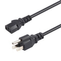 Cables de alimentación de CA universales de 3 dientes para enchufe de monitor de impresora de computadora de escritorio, 1.8m