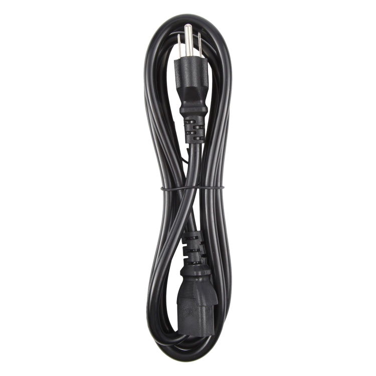 Cables de alimentación de CA universales de 3 dientes para enchufe de monitor de impresora de computadora de escritorio, 1.8m