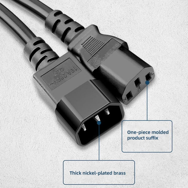 Cable/cable de extensión de alimentación para PC de 3 clavijas CA de 1,5 m, 1.5m
