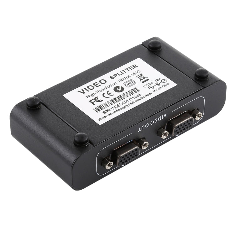 VGA-102A Divisor VGA de 1 a 2 puertos 1920 x 1440, 2 Ports