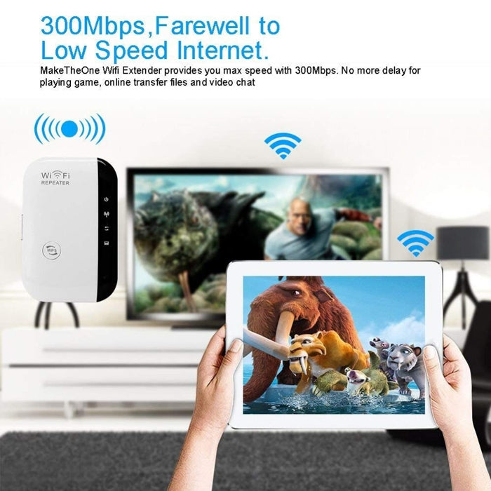 WS-WN560N2 Expansor de rango de repetidor inalámbrico N WIFI 802.11n de 300 Mbps, enchufe de la UE