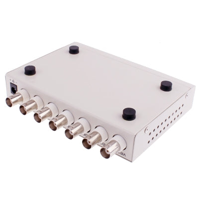 Divisor de procesador de 4 canales de vídeo de seguridad cuádruple en color CCTV (blanco), 4 Channel Processor