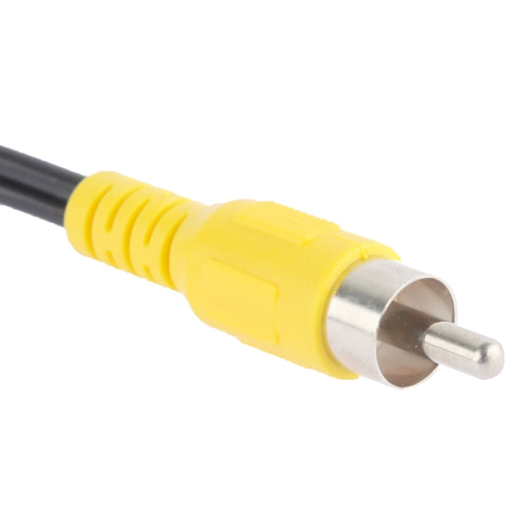 Adaptador de cable de video divisor en Y de 2 RCA AV hembra a 1 RCA macho, longitud: 26,5 cm, 1 RCA Male to 2 RCA Female