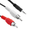 Cable de audio macho estéreo de 3,5 mm con conector de calidad normal, longitud: 1,5 m, Length: 1.5m