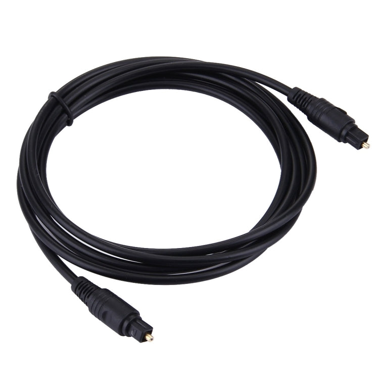Cable de audio digital de fibra óptica con conector macho a macho de 4,0 mm de diámetro exterior para DVD HDTV, longitud: 2 m, OD: 4.0mm