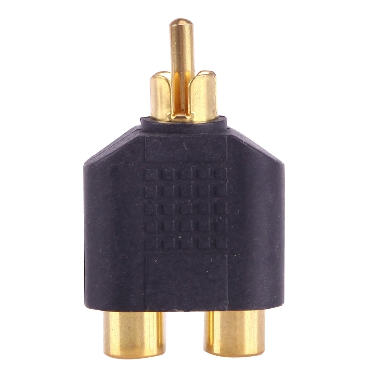 Conector RCA a 2x enchufes RCA, 2 RCA Female to 1 RCA Male
