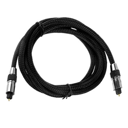 Cable de audio óptico trenzado, diámetro exterior: 5,0 mm, longitud: 2 m, OD: 5.0mm