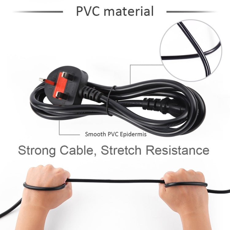 Cable de alimentación británico grande de 1,8 m, 1.8m