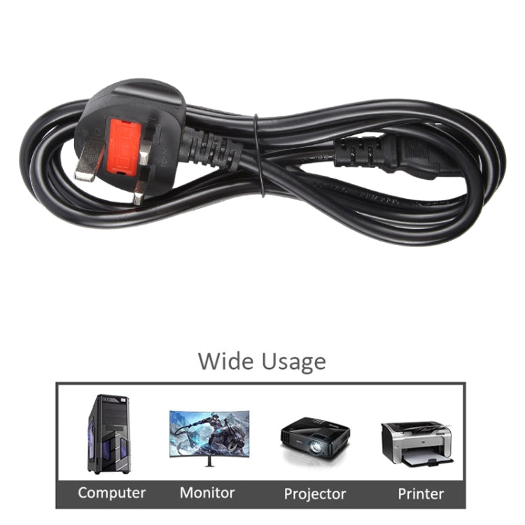 Cable de alimentación británico grande de 1,8 m, 1.8m