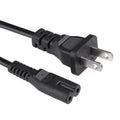 Cable de alimentación para computadora portátil de EE. UU. estilo 2 clavijas de 1,2 m, US Plug, Length:1.2m