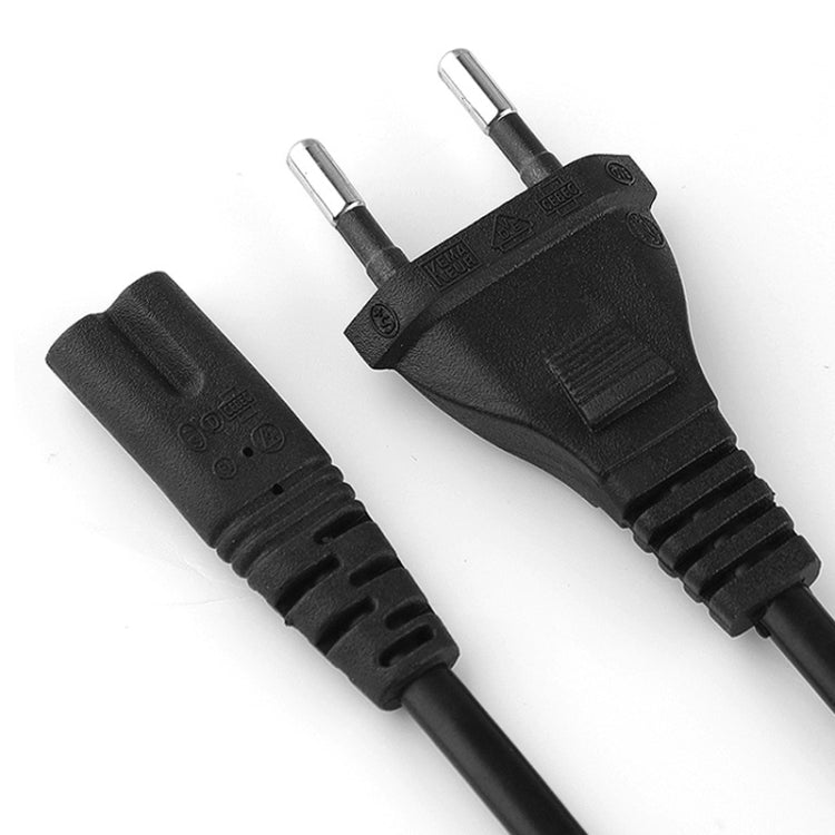Cable de alimentación para portátil UE estilo 2 clavijas, longitud del cable: 1,5 m, 1.5m