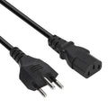 Cable de alimentación de CA de Brasil estilo 3 clavijas, longitud: 1,8 m (OD6.8), Brazil Plug, 1.8m