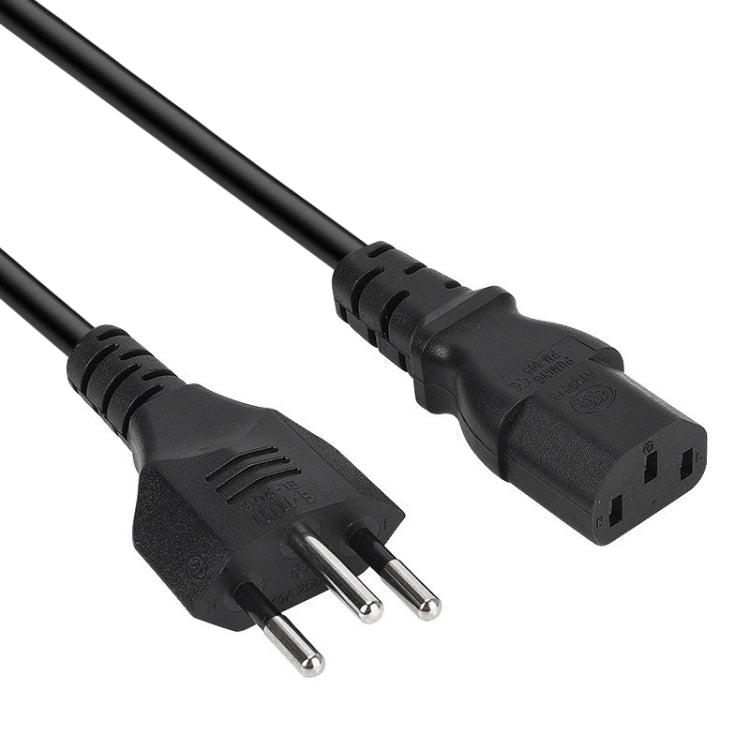 Cable de alimentación de CA de Brasil estilo 3 clavijas, longitud: 1,2 m (OD5.5), Brazil Plug, 1.2m