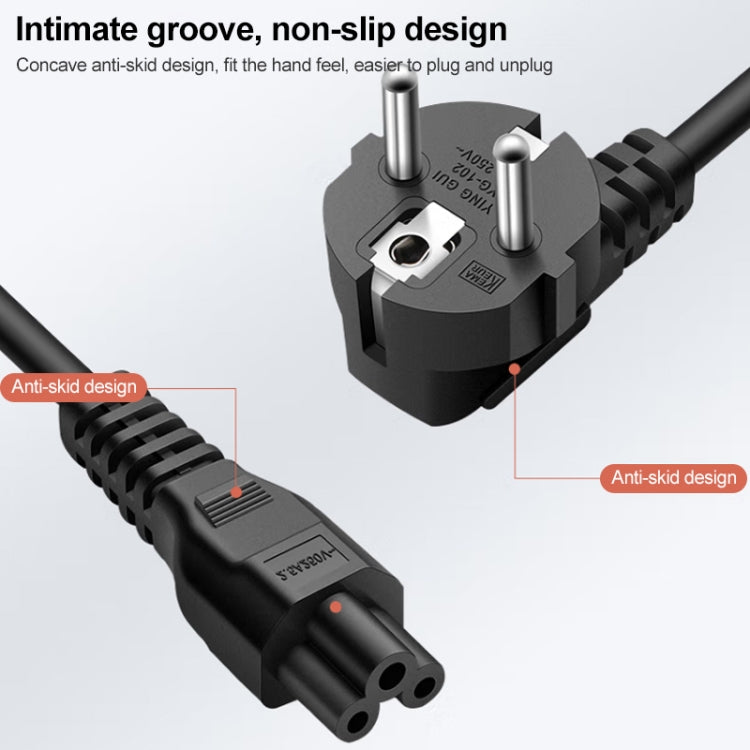 Cable de alimentación de CA para portátil de la UE, estilo UE, de alta calidad, 3 clavijas, longitud: 1,8 m, 3 Prong Style EU Plug, Length: 1.8m