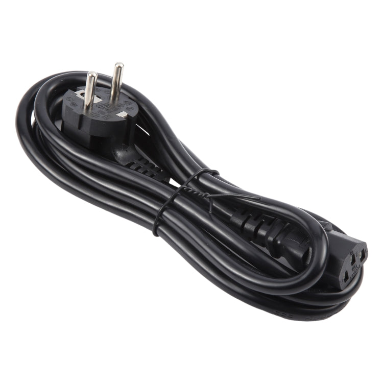Cable de alimentación de CA para portátil de la UE, estilo UE, de alta calidad, 3 clavijas, longitud: 1,8 m, 1.8m x 1.5