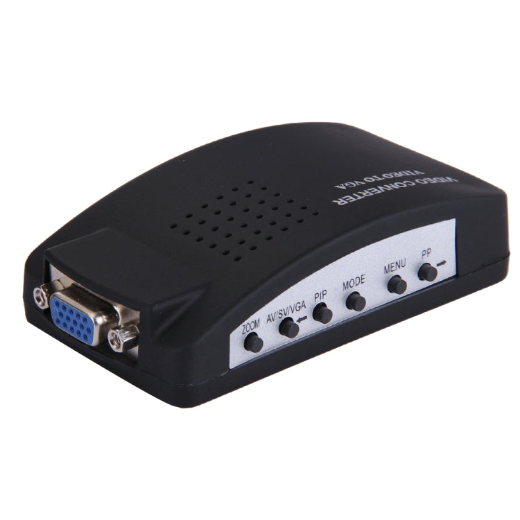 Convertidor de vídeo BNC/S-Video a VGA