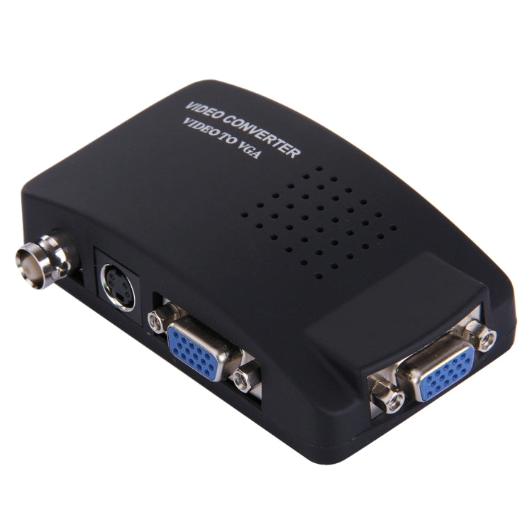 Convertidor de vídeo BNC/S-Video a VGA
