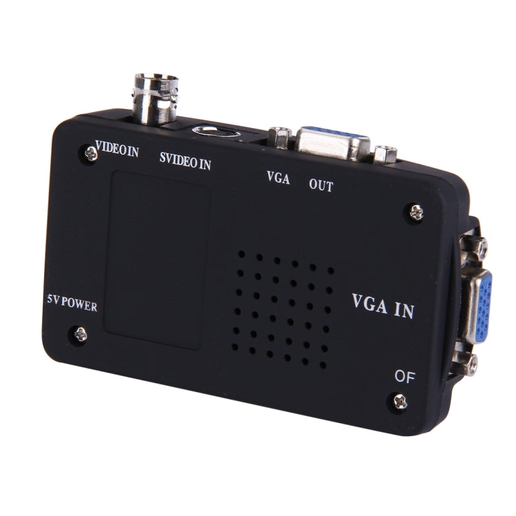 Convertidor de vídeo BNC/S-Video a VGA