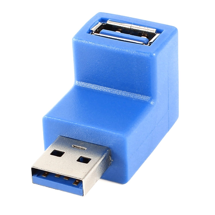 Adaptador de cable USB 3.0 AM a USB 3.0 AF (azul), AM to AF, UP Angle AM to AF