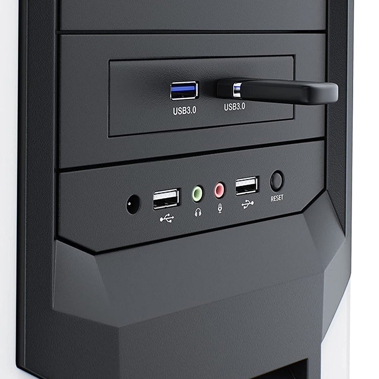 USB 3.0 Panel frontal Bahía de disquete Cable de soporte HUB de 20 pines y 2 puertos, 2 Ports USB 3.0 (Black)