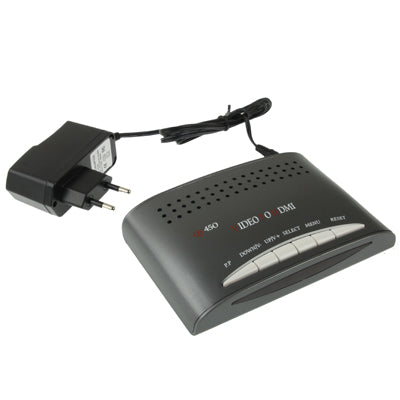 Convertidor de vídeo compuesto RCA y S-Video a HDMI, compatible con Full HD 1080P